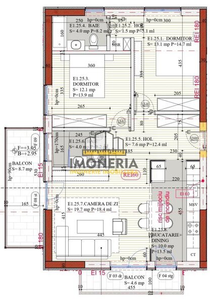 Drumul Lunca Marcusului, Empire Residence, 0% comision –3 camere, 0,8 km metrou, pret lansare